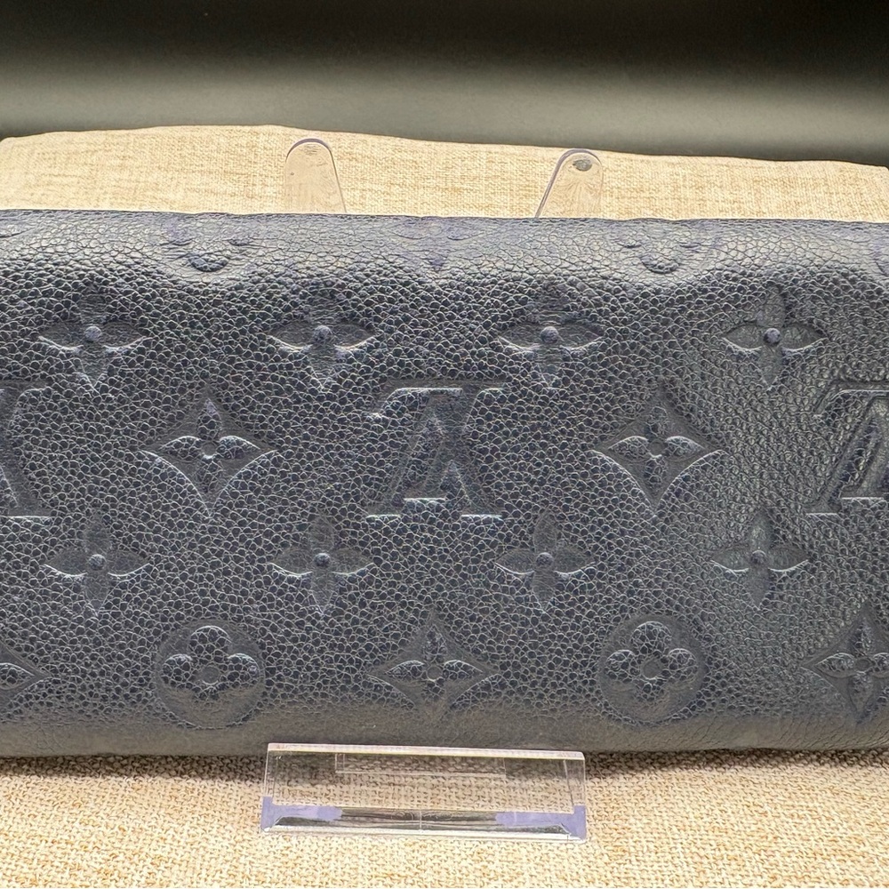 LV Sarah Wallet – Navy Empreinte Classic - Picture 6 of 11